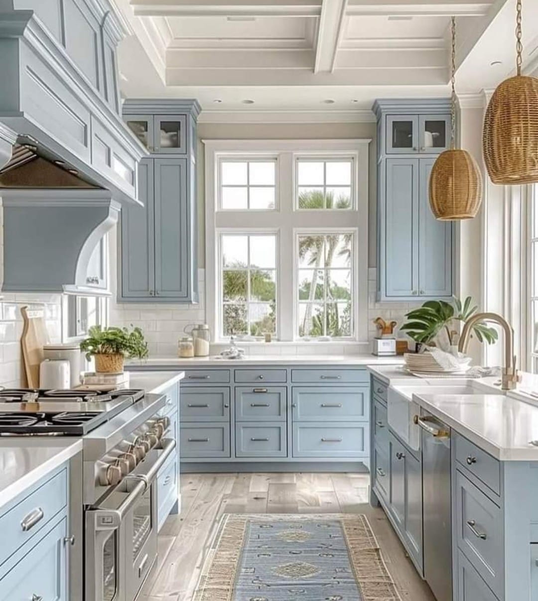 Compact kitchen with efficient layout